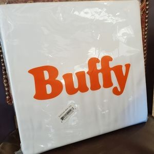 Buffy Eucalyptus Duvet Cover King/California King White